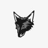 Logo black fox adventure park character